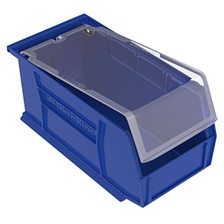 thin plastic storage bins